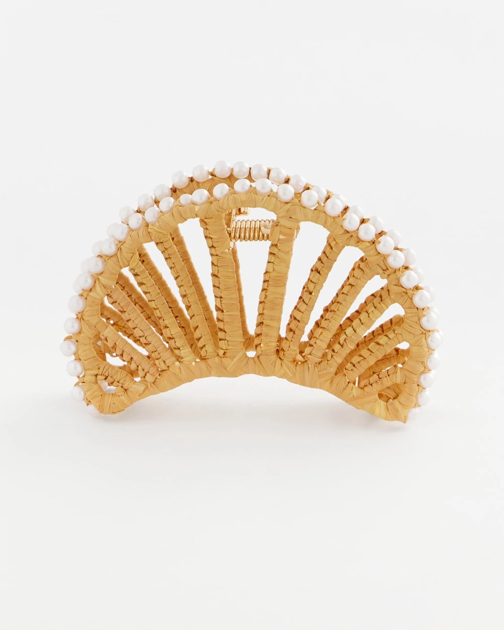 Embellished Raffia Hair Clip Chico s embellished-raffia-hair-clip-chico-s